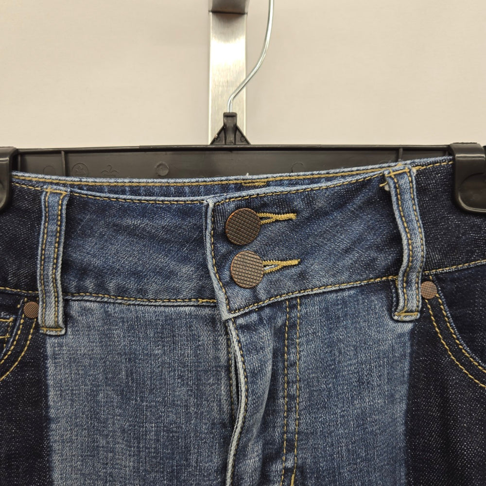 Cabi High-Low Crop Jeans Style 6281 Blue Denim – Size 4