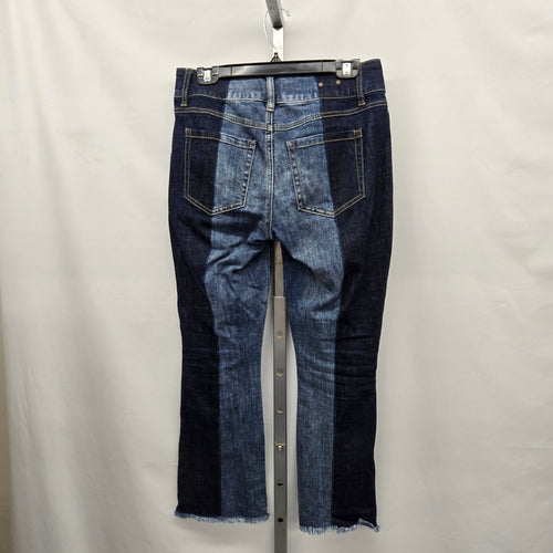 Cabi High-Low Crop Jeans Style 6281 Blue Denim – Size 4