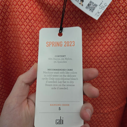 Cabi Matchmaker Skort 6360 Tiger Lily Pattern – Size 4