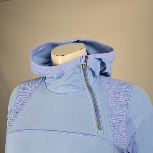 Lululemon Run Alpine Pullover Hoodie, Periwinkle Blue Size 6