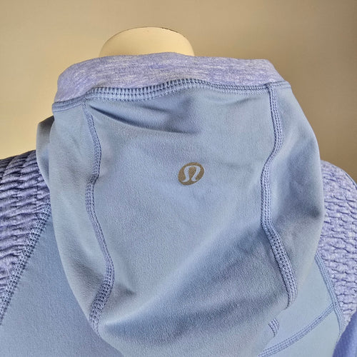 Lululemon Run Alpine Pullover Hoodie, Periwinkle Blue Size 6