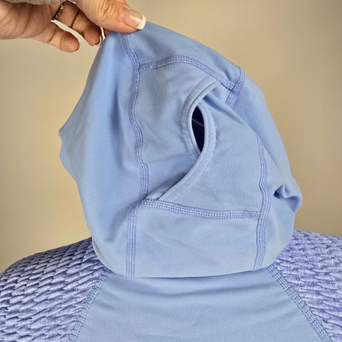 Lululemon Run Alpine Pullover Hoodie, Periwinkle Blue Size 6