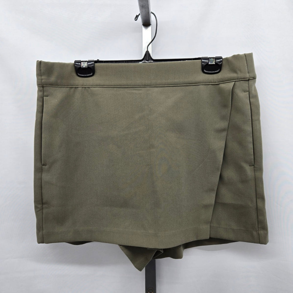 Frank And Oak Wrap Skort Olive Green – Size L