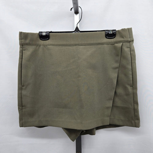 Frank And Oak Wrap Skort Olive Green – Size L