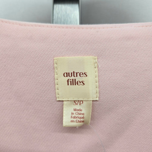 Autres Filles Pink Tailored Button Front Vest – Size S