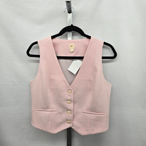 Autres Filles Pink Tailored Button Front Vest – Size S