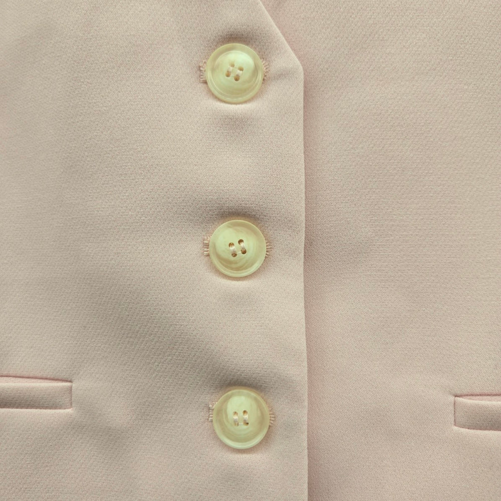 Autres Filles Pink Tailored Button Front Vest – Size S
