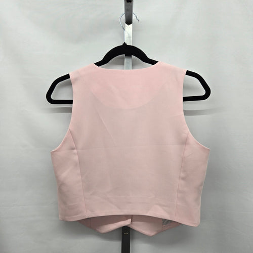 Autres Filles Pink Tailored Button Front Vest – Size S