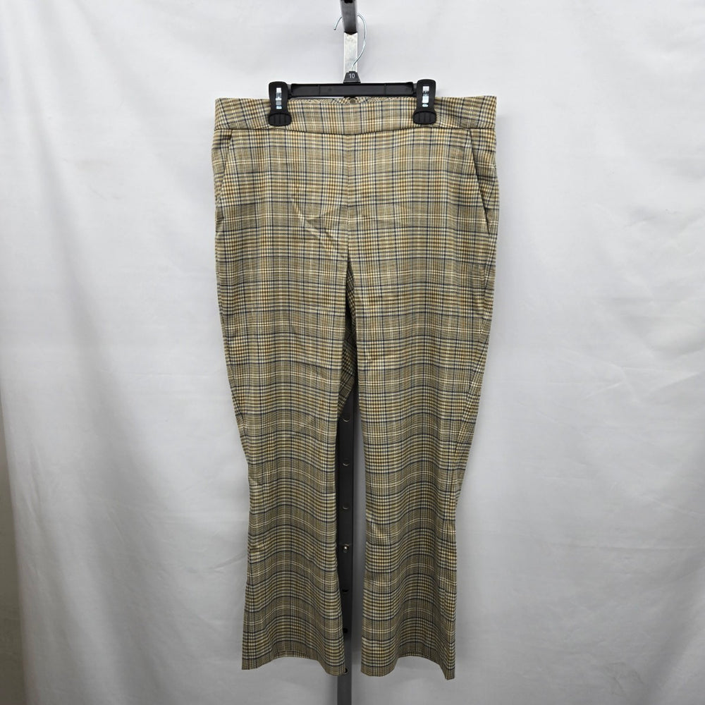 Cabi Tribute Trouser Effortless Brown Plaid Pants – Size 6