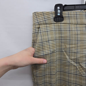 Cabi Tribute Trouser Effortless Brown Plaid Pants – Size 6