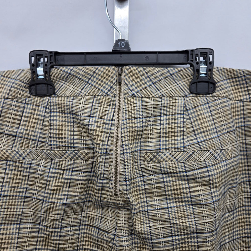 Cabi Tribute Trouser Effortless Brown Plaid Pants – Size 6
