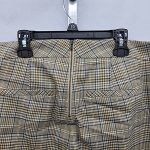 Cabi Tribute Trouser Effortless Brown Plaid Pants – Size 6