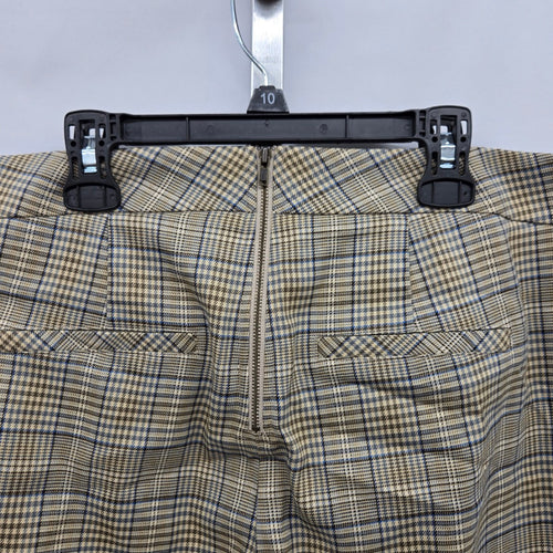 Cabi Tribute Trouser Effortless Brown Plaid Pants – Size 6