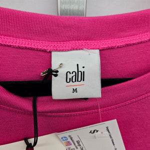 Cabi Relaxed Tee Hot Pink Short Sleeve T-Shirt – Size M
