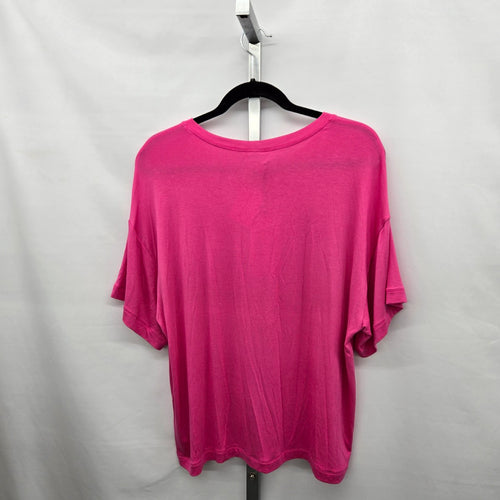 Cabi Relaxed Tee Hot Pink Short Sleeve T-Shirt – Size M