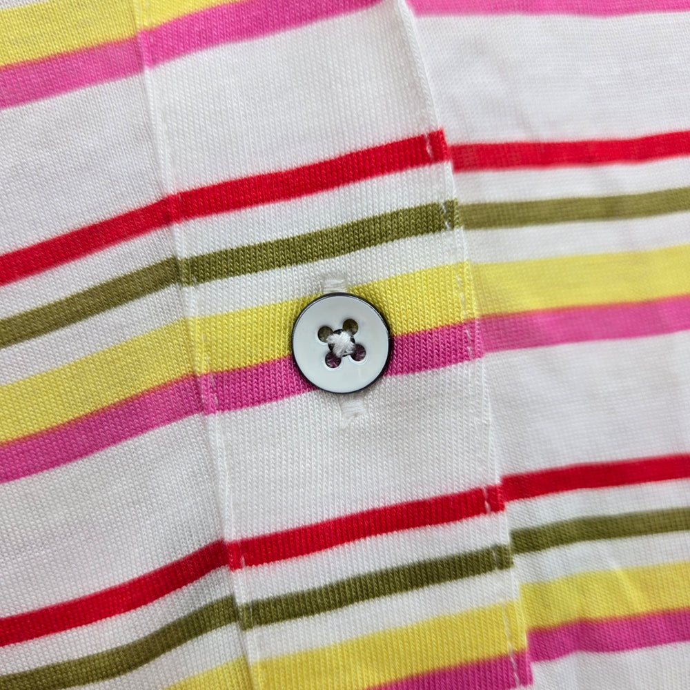 Cabi Tee Up Tee Electric Stripe Sleeveless Active Top – Size M