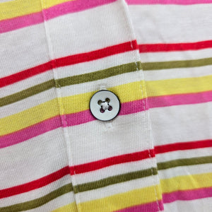 Cabi Tee Up Tee Electric Stripe Sleeveless Active Top – Size M