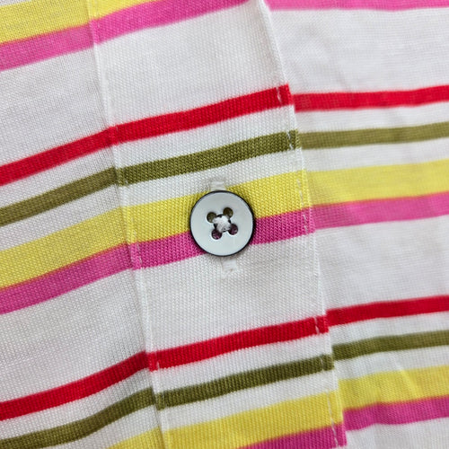 Cabi Tee Up Tee Electric Stripe Sleeveless Active Top – Size M