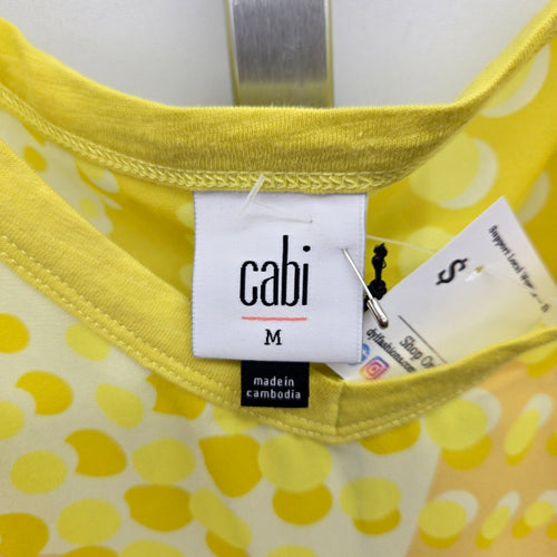 Cabi Sunbeam Cami Electric Yellow Sleeveless Top – Size M