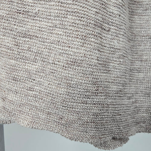 Eileen Fisher Organic Linen Dolman Sleeve Tunic Top Gray – Size L/XL