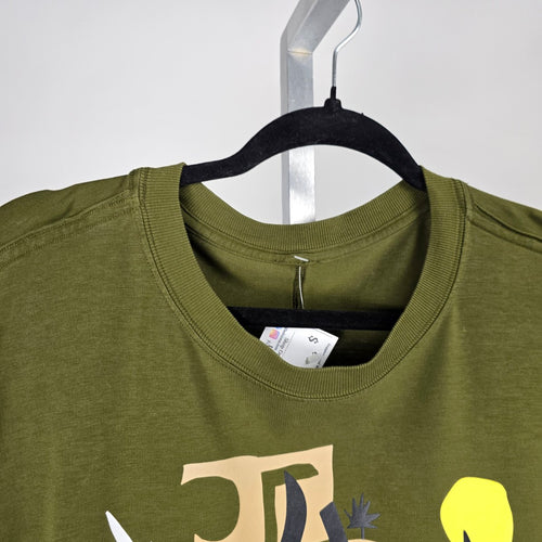 Lululemon x Justin Broadbent Team Canada Graphic Long Sleeve Shirt Olive Green – Size M/L