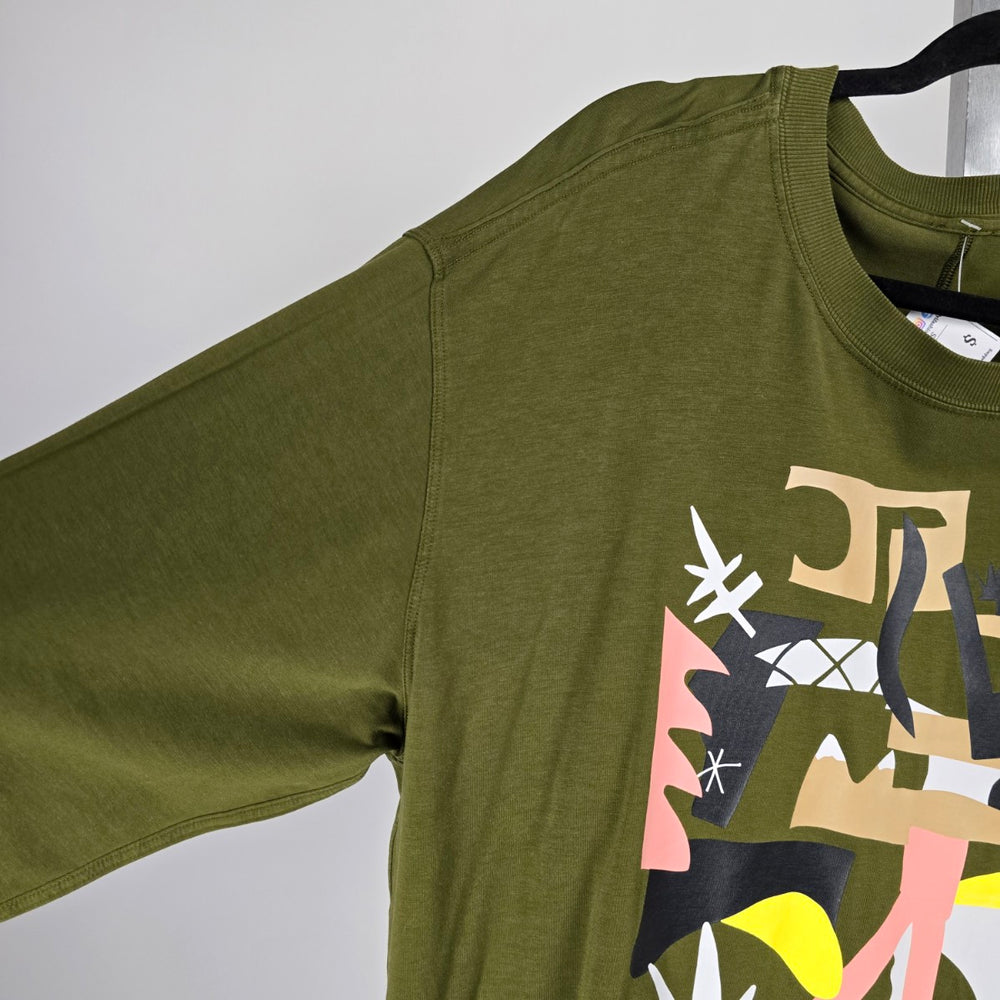 Lululemon x Justin Broadbent Team Canada Graphic Long Sleeve Shirt Olive Green – Size M/L