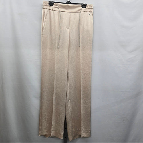 Marc Cain Beige Wide Leg Drawstring Trousers Size M