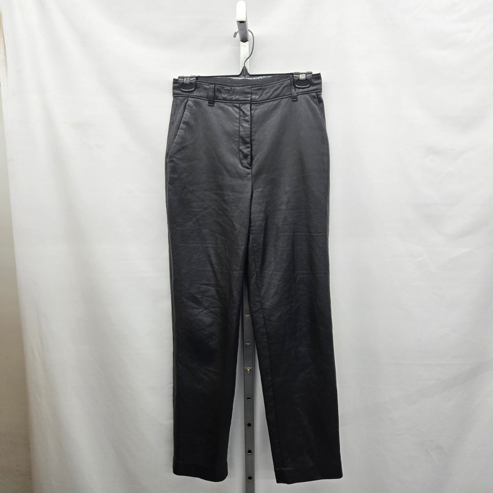 Babaton Aritzia Command Vegan Leather Pants Black Size 6