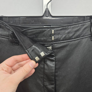 Babaton Aritzia Command Vegan Leather Pants Black Size 6