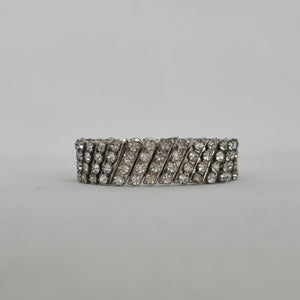 Vintage Rhinestone Stretch Bracelet