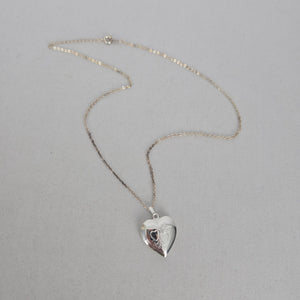 Vintage Japan Heart Locket Necklace