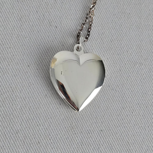 Vintage Japan Heart Locket Necklace