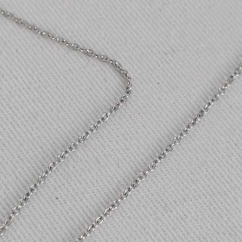 Silver Tone Faux Pearl & Crystal Pendant Necklace