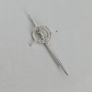 Vintage Murray Scottish Clan Crest Sword Kilt Pin