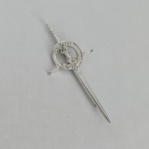 Vintage Murray Scottish Clan Crest Sword Kilt Pin