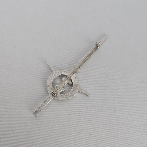 Vintage Murray Scottish Clan Crest Sword Kilt Pin