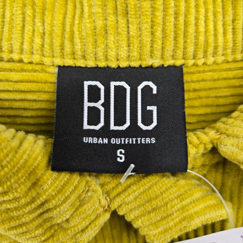 BDG Urban Outfitters Chartreuse Cotton Corduroy Button-Down Shirt – Size S