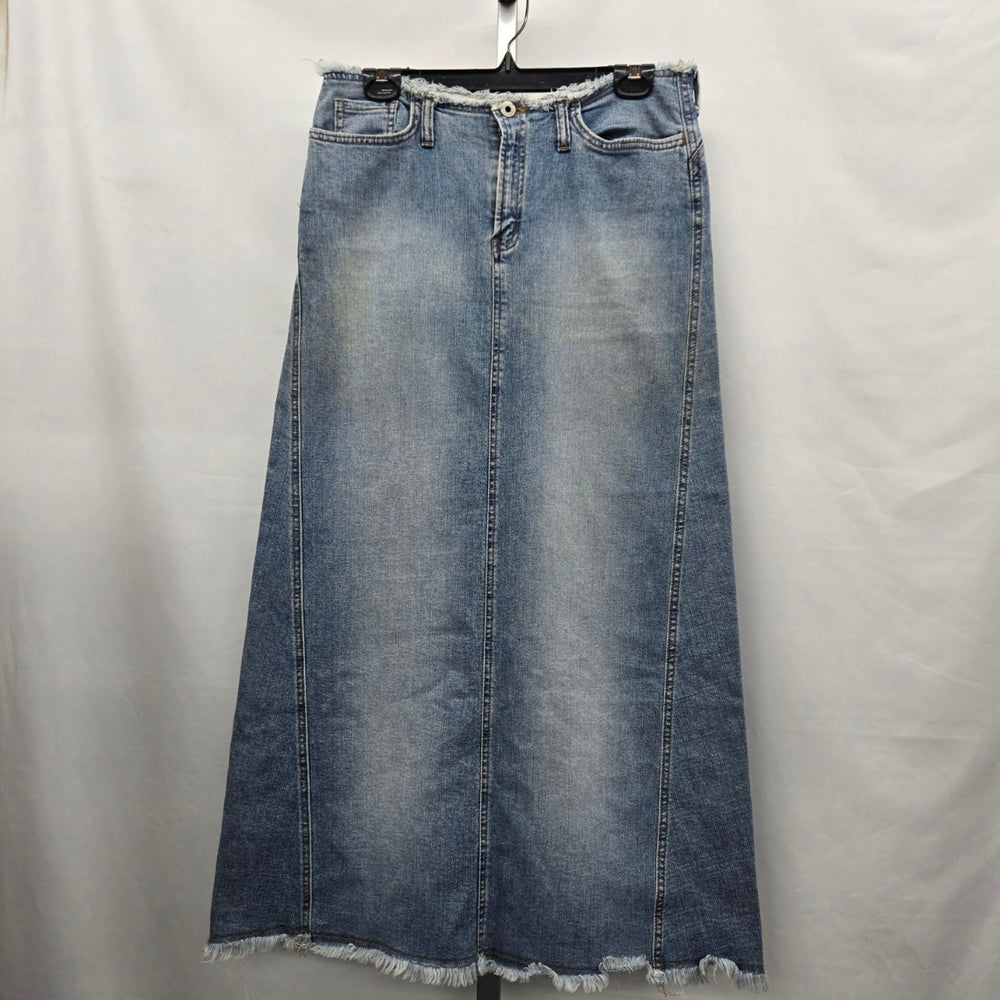Vintage Santana Jeans Light Wash Long Denim Skirt – Size 8