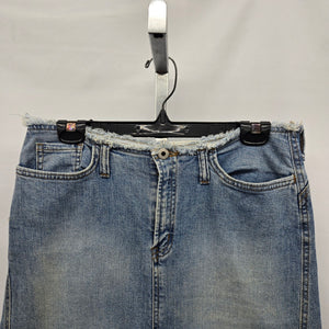 Vintage Santana Jeans Light Wash Long Denim Skirt – Size 8