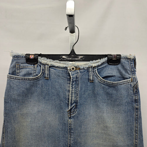 Vintage Santana Jeans Light Wash Long Denim Skirt – Size 8