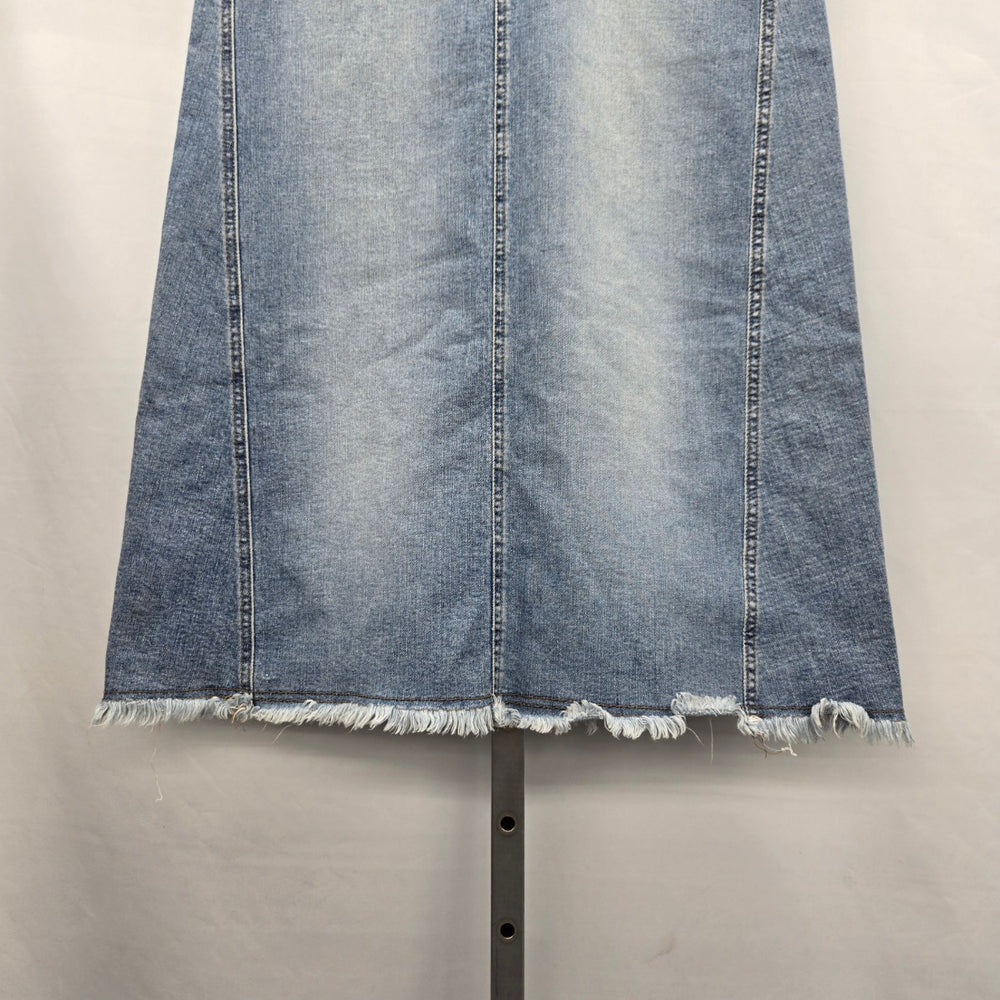Vintage Santana Jeans Light Wash Long Denim Skirt – Size 8
