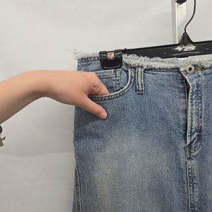 Vintage Santana Jeans Light Wash Long Denim Skirt – Size 8
