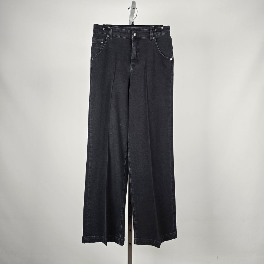 Marc Cain Sports Black Wide Leg Trouser Jeans Size S/M