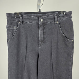 Marc Cain Sports Black Wide Leg Trouser Jeans Size S/M