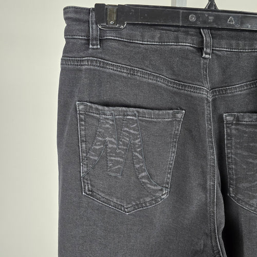 Marc Cain Sports Black Wide Leg Trouser Jeans Size S/M