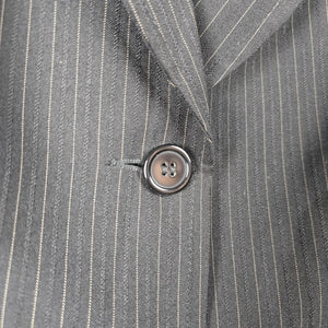 Long Tall Sally Black Pinstripe Blazer - Size 14