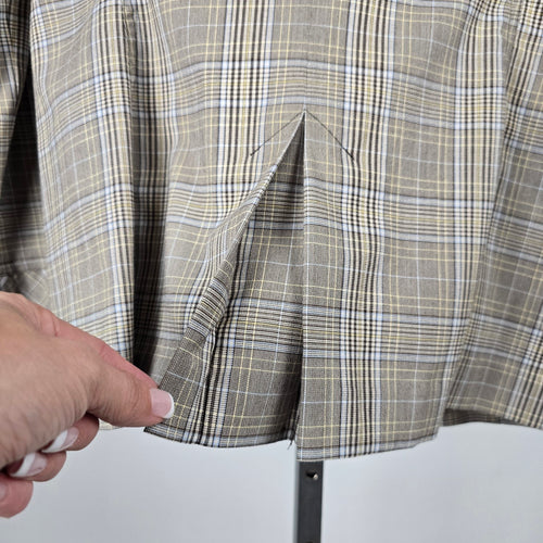 Maison Christine by Tall Girl Plaid Button-Front Jacket - Size 10