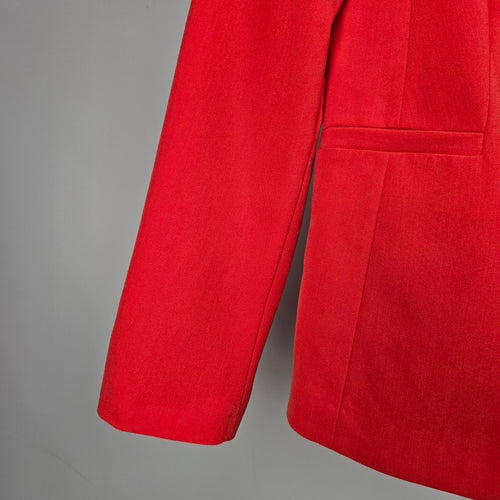 Long Tall Sally Tangerine Tailored Blazer - Size 10