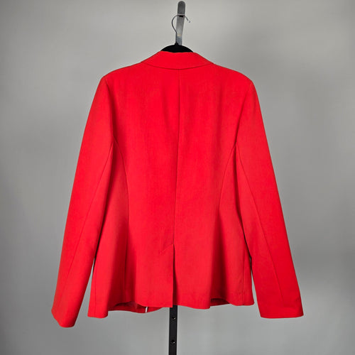 Long Tall Sally Tangerine Tailored Blazer - Size 10