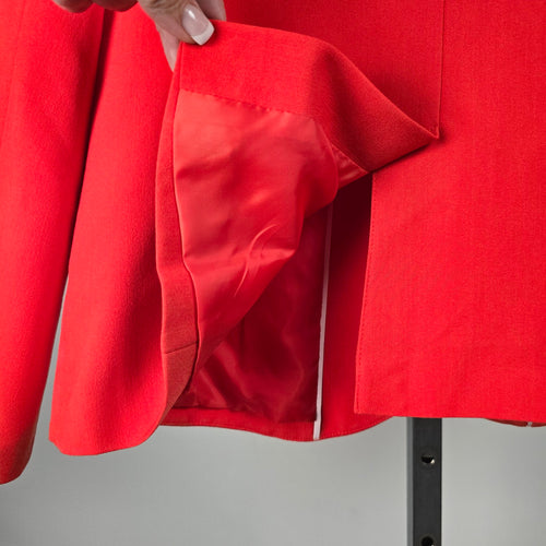 Long Tall Sally Tangerine Tailored Blazer - Size 10
